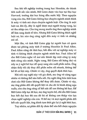 Sách Chiêu Bài Quản Lý Vàng Của Bill Gates
