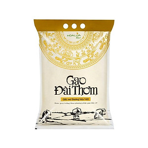 Gạo Đài Thơm Hoa Lúa túi 5kg - Tơi xốp, mềm cơm, thơm nhẹ