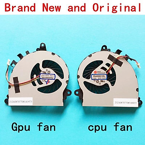 Mới Quạt Tản Nhiệt Cpu Gpu Dành Cho Msi Gs70 Gs72 2pe 2qe 2od Onc 6qd 6qc 6qe Ms-1771 Ms-1773 3-pins 3-wire