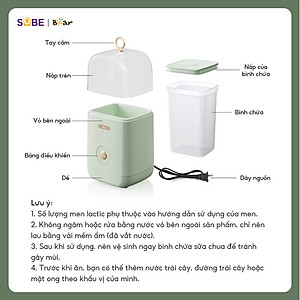 Máy làm sữa chua Bear 1L SB-SC12C 1L (12W)- Hàng chính hãng