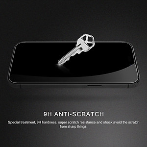 Miếng dán kính cường lực full  3D cho iPhone 14 Pro Max (6.7 inch) hiệu Nillkin Amazing CP+ Pro (Phủ Nano, vát cạnh 2.5D, mỏng 0.33mm) - hàng nhập khẩu