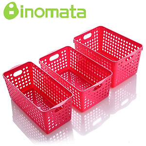 Bộ 3 chiếc rổ đa dụng Inomata Nhật Bản 