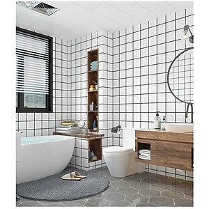 Bộ 20 Tấm Xốp Dán Tường 3D PVC Đá Xanh 60x30cm Keo Sẵn Dày 2,5mm Cao Cấp, Sang Trọng 