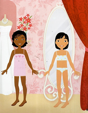 Sách Dán Hình Sáng Tạo Trang Phục Búp Bê - Phù Dâu Xinh Đẹp