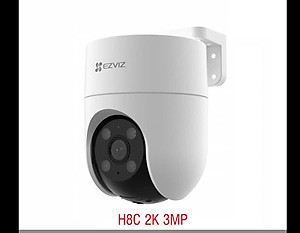 Camera IP Wi-Fi EZVIZ Quay Quét Ngoài Trời H8c 3MP 2K - Hàng Chính Hãng