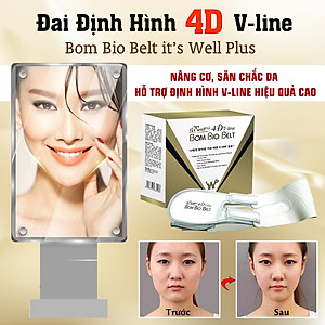Đai It's Well Plus 4D Định Hình Khuôn Mặt Chữ V - Loại 1 (V-line)