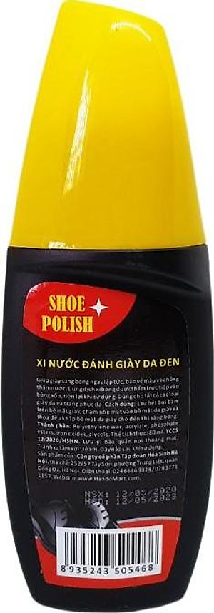 Xi nước đánh giày da nhanh Hando 80ml