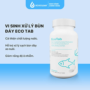 Viên Nén Vi Sinh Xử Lý Bùn Đáy Ao - EcoTab Hộp 20 Viên