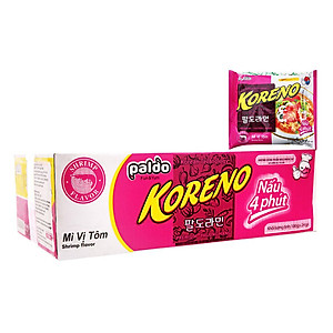 Thùng 24 Gói Mì vị Tôm Koreno 100g