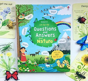 Sách tương tác tiếng Anh - Usborne Lift the Flap Questions and Answers about Nature