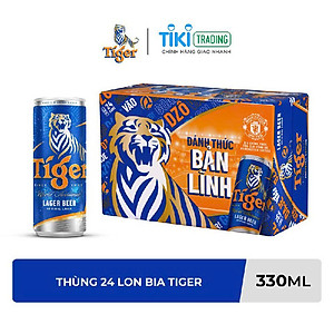 Thùng Bia Tiger 24 Lon (330ml / Lon)