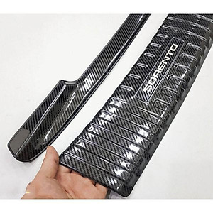 Ốp cốp Carbon Kia Sorento 2021 chất liệu cao cấp, chống trầy xước cốp