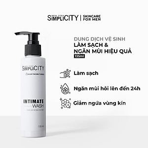 Bộ đôi tắm sạch toàn thân Men Stay Simplicity: Sữa tắm tinh dầu cao cấp 500ml và Dung dịch vệ sinh nam làm sạch & ngăn mùi 80ml