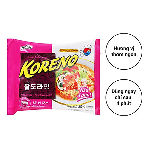 Thùng 24 Gói Mì vị Tôm Koreno 100g