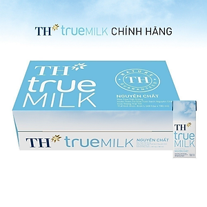 Thùng 48 hộp sữa tươi tiệt trùng TH True Milk  nguyên chất 180ml