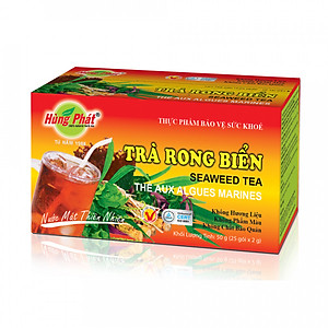 Trà Rong Biển Hộp 25 Gói - Thương Hiệu Hùng Phát
