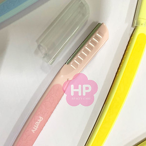 Dao Cạo Lông Mày Cán Dài Kai Pretty 01628-GA0053 (Set 3 cây)