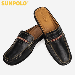 Dép Sabo Nam Da Bò SUNPOLO SUSB002