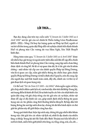 Xứ An Nam (5/7/1885 - 4/4/1886) - Léon Prudhomme, Huỳnh Phương Bá dịch, Lưu Anh Rô & Võ Hà chú giải và hiệu đính