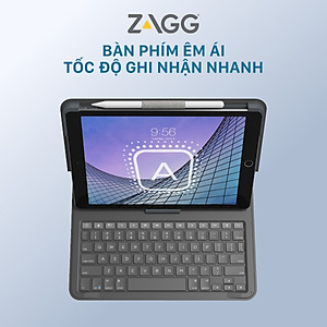Ốp lưng kèm bàn phím ZAGG Messenger Folio 2 iPad 10.2/10.5" - 103007169 - Hàng chính hãng