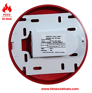 Nút ấn báo cháy hình tròn hi max HE2001