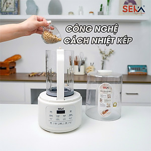 (Phiên Bản Mới) Máy Làm Sữa Hạt Đa Năng 1,5L SEKA E600 Chống Trào, Chống Ồn, 8 Chức Năng - Hàng Chính Hãng