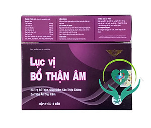 Viên uống Lục vị bổ thận âm Vinh Thịnh Vượng VV, hộp 20v, tư âm bổ thận, tăng cường sinh lý