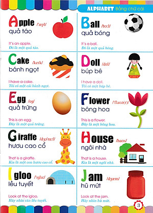 Tiếng Anh Bằng Hình Dành Cho Bé (Theo Chủ Đề)