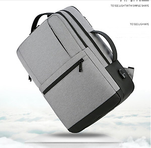 Ba lô du lịch thể thao nam công suất lớn phong cách mới tích hợp sạc USB tiện dụng và công nghệ chống thấm nước (15,6")