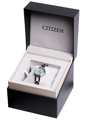 Đồng Hồ Nữ Citizen Đính Kim Cương Dây Thép Không Gỉ EM0430-85N - Mặt Xà Cừ (Sapphire)