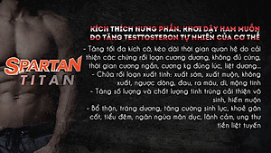 Thực phẩm chức năng hỗ trợ tăng cường sức khỏe nam giới Spartan Titan Damode lọ 30 viên