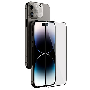 Kính cường lực bảo vệ màn hình và camera cho iPhone 14 / iPhone 14 Plus / iPhone 14 Pro / iPhone 14 Pro Max Nillkin 2-in-1 HD full screen tempered glass - Hàng Chính Hãng