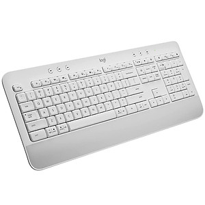 Bàn Phím Không Dây Logitech Signature K650  - Nhỏ gọn, kê tay tích hợp, kết nối Bluetooth & USB Bolt - Hàng chính hãng