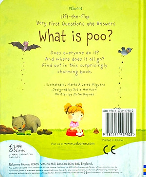 Sách Usborne What is poo?