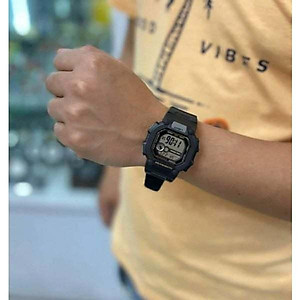 Đồng Hồ Nam Dây Nhựa Casio Standard W-737HX-1AVDF Chính Hãng - W-737HX-1A Pin 10 Năm