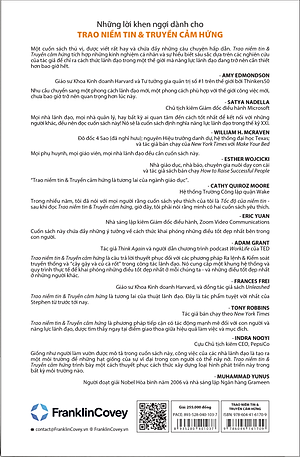 Sách Trao Niềm Tin Và Truyền cảm Hứng