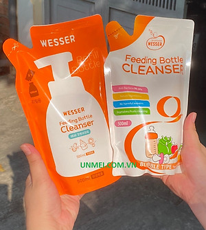 Nước Rửa Bình Sữa Wesser Dạng Gói (500ml)