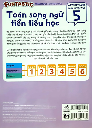 Toán Song Ngữ Tiền Tiểu Học - Sách Luyện Tập 5