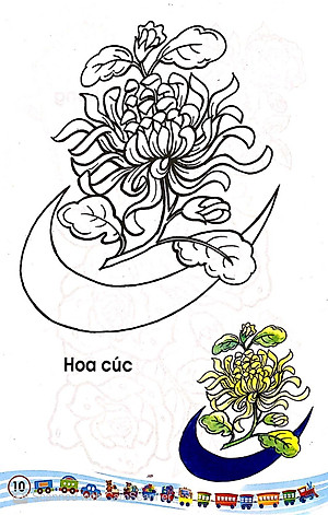 Sách Tập Tô Màu Các Loại Hoa