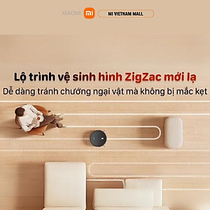 Robot Hút Bụi Lau Nhà Xiaomi Robot Vacuum E5 Black - Hàng Chính Hãng