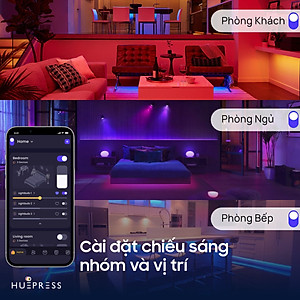 Đèn led dây thông minh HUEPRESS myHue Strip L1 cao cấp WIFI 16 triệu màu RGBCW - Điều khiển bằng app