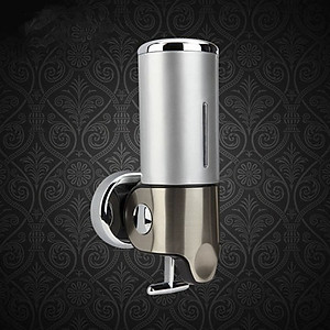 Hộp Đựng Dầu Gội Sữa Tắm Bình Đơn ABG,  Hộp Đựng  Sữa Tắm ,Bình Đựng Nước Rửa Chén Rửa Tay Gắn Tường  450ml ,Dùng Đựng Các Loại Dung Dịch, Kiểu  Dáng Hiện Đại, Thích Hợp Phòng Tắm,  Nhà Bếp- Hàng Chính Hãng