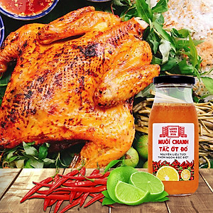 Đặc Sản Phan Thiết - MuốI ỚT Đỏ Chanh TắC Cao Cấp Làng Chài Xưa, Nguyên Liệu Tươi, Thơm Ngon Đặc Biệt, Chai Thủy Tinh 300Gr