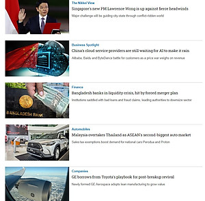 Tạp chí Tiếng Anh - Nikkei Asia 2024: kỳ : THE CROSSING