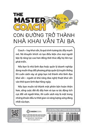 Sách The Master COACH - Con Đường Trở Thành Nhà Khai Vấn Tài Ba