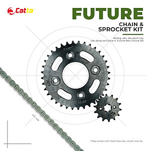 Nhông sên dĩa Future 125, 125 Fi, Future NEO, Future 1-2, Future Led, Future X, Future Mập, Future Thái, Future 110 - Nhông sên dĩa CATTA chất lượng cao