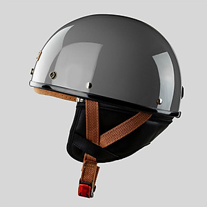 Mũ Bảo hiểm nửa đầu Bulldog Pug đủ màu - Nardo Grey