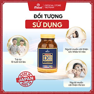 Hộp Viên Uống Bổ Xung DHA + EPA + Vitamin E Mamori Giúp Tăng Cường Trí Nhớ Tăng cường Thị Lực và Sức Khỏe Tim Mạch (455 mg x 60 viên)