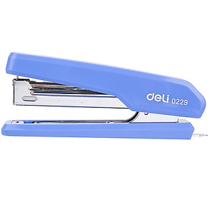 Dập ghim #10 Deli, 15 trang Đen, Xám, Xanh - 1 cái E0229