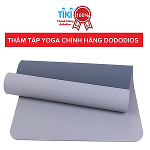 [CHỌN MÀU] THẢM TẬP YOGA, GYM 2 LỚP+ TÚI ĐỰNG THẢM TẬP YOGA + DÂY BUỘC CHUYÊN DỤNG - CHÍNH HÃNG DODODIOS